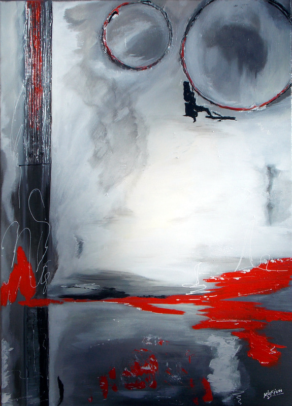 Abstrait (5)  50 x 70